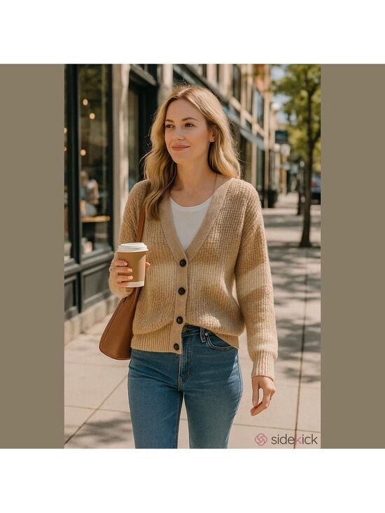 Sonoma Sweaters - Women's Ombre Cardigan 1X